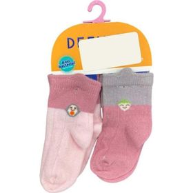 Defne Baby K002-24 2'li Bebek Çorabı