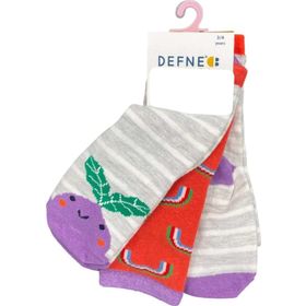 Defne Baby K018-22 3'lü Bebek Çorabı