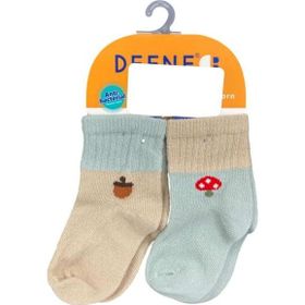 Defne Baby U003-24 2'li Bebek Çorabı