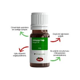 Defne Doğa 20 ml Adaçayı Acı Elma Yağı