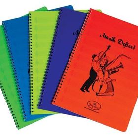 Defne Spiralli 40 Yaprak Müzik Defteri