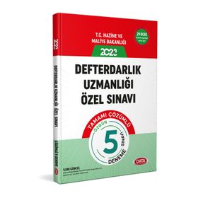 Defterdarlık Uzmanlığı Sınavı Tamamı Çözümlü 5 Deneme Sınavı 2022 - Data Yayınları