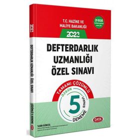 Defterdarlık Uzmanlığı Sınavı Tamamı Çözümlü 5 Deneme Sınavı 2022 - Data Yayınları