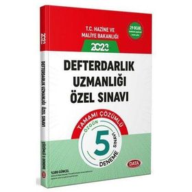 Defterdarlık Uzmanlığı Sınavı Tamamı Çözümlü 5 Deneme Sınavı 2022 - Data Yayınları