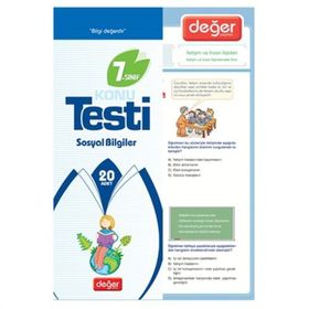 Değer - 7. Sınıf Konu Testi Sosyal Bilgiler 20 Adet - kollektif