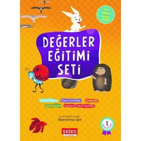 Değerler Eğitimi Seti 5 Kitap - Selen Çocuk Yayınları