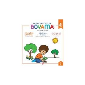 Değerlerimizle Boyama Kitabı 3-Türkiye Diyanet Vakfı Yayınları