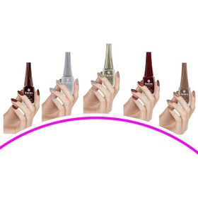 Deina 5 Adet 14 ml SET12 Keratinli Besleyici Oje