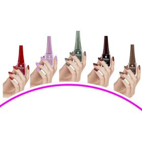 Deina 5 Adet 14 ml SET13 Keratinli Besleyici Oje