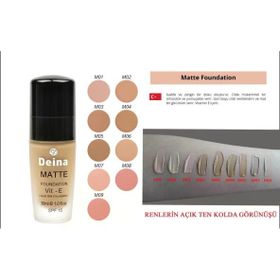 Deina No:M02 Matte Fondöten