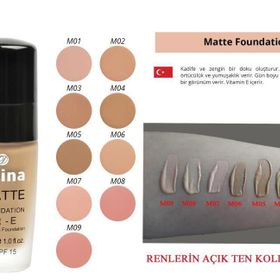 Deina No:M02 Matte Fondöten