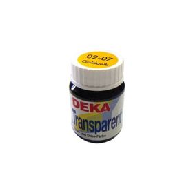 Deka Transparent 25 ml Gold Gelb 07 Cam Boyası