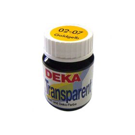 Deka Transparent 25 ml Gold Gelb 07 Cam Boyası