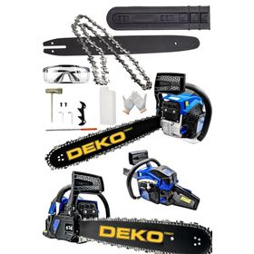 Deko Turkey Turbo Dkt6200 Çelik Krank Benzinli Motorlu Testere Zincirli Ağaç Makinesi