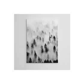 Dekolata Ağaç ve Bulutlar Mini 40x60 cm Kanvas Tablo