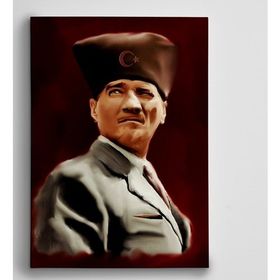 Dekolata Atatürk 2 30x40 cm Kanvas Tablo