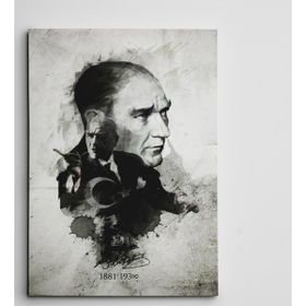 Dekolata Atatürk 70x100 cm Kanvas Tablo