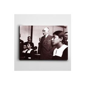Dekolata Atatürk Adana Kız Enstitüsü 1933 60x85 cm Kanvas Tablo