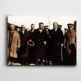 Dekolata Atatürk Adana'da 35x50 cm Kanvas Tablo