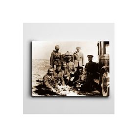 Dekolata Atatürk Ankara'da 1926 60x85 cm Kanvas Tablo