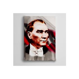 Dekolata Atatürk Bayrak ve Anıtkabir 60x85 cm Kanvas Tablo