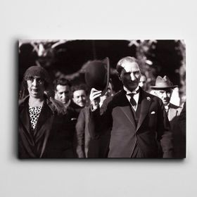 Dekolata Atatürk Bursa Gezisi 40x60 cm Kanvas Tablo