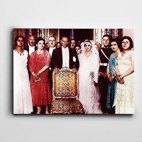Dekolata Atatürk Davette 20x30 cm Kanvas Tablo