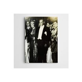 Dekolata Atatürk Frank 140x200 cm Kanvas Tablo
