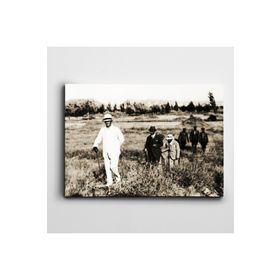 Dekolata Atatürk Gazi Orman Çiftliği 40x60 cm Kanvas Tablo