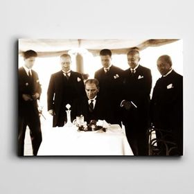 Dekolata Atatürk İstanbul 1927 30x40 cm Kanvas Tablo