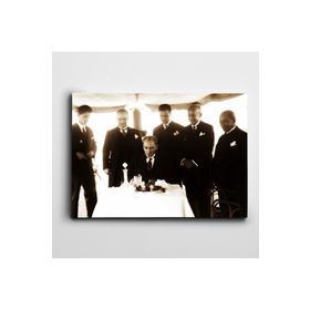 Dekolata Atatürk İstanbul 1927 35x50 cm Kanvas Tablo