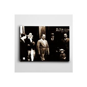 Dekolata Atatürk İstanbul 1934 30x40 cm Kanvas Tablo