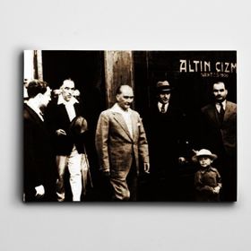 Dekolata Atatürk İstanbul 1934 40x60 cm Kanvas Tablo