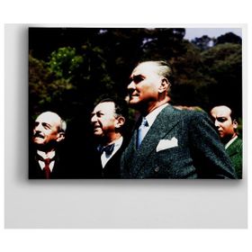 Dekolata Atatürk İstikbal Göklerdedir 35x50 cm Kanvas Tablo