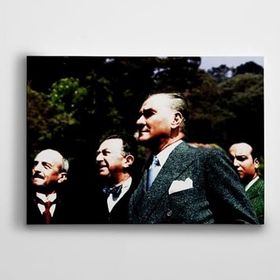 Dekolata Atatürk İstikbal Göklerdedir 85x120 cm Kanvas Tablo