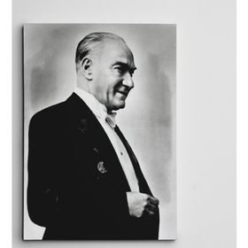 Dekolata Atatürk Madalya 50x70 cm Kanvas Tablo