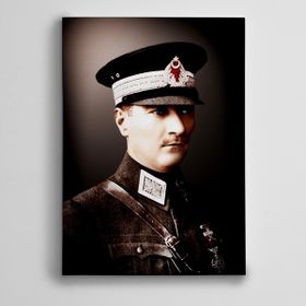 Dekolata Atatürk Madalya 70x100 cm Kanvas Tablo