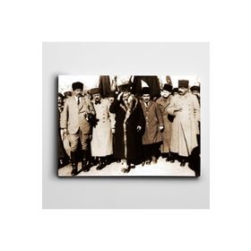 Dekolata Atatürk Manisa'da 1923 140x200 cm Kanvas Tablo