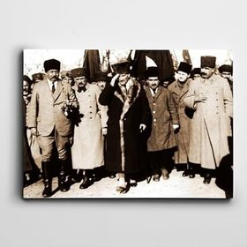 Dekolata Atatürk Manisa'da 1923 140x200 cm Kanvas Tablo