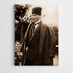Dekolata Atatürk Mersin'de 1923 100x140 cm Kanvas Tablo