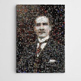 Dekolata Atatürk Mozaik 30x40 cm Kanvas Tablo