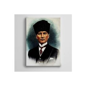 Dekolata Atatürk Portre 20x30 cm Kanvas Tablo