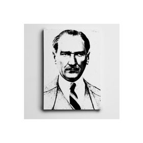 Dekolata Atatürk Portre 60x85 cm Kanvas Tablo