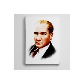 Dekolata Atatürk Renkli Portre 35x50 cm Kanvas Tablo