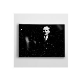 Dekolata Atatürk Ve Kar 40x60 cm Kanvas Tablo