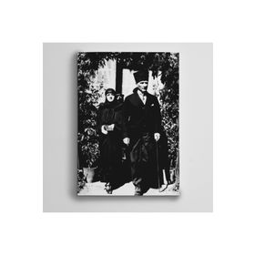 Dekolata Atatürk ve Latife Hanım 60x85 cm Kanvas Tablo