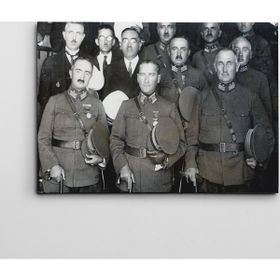 Dekolata Atatürk Ve Paşalar 70x100 cm Kanvas Tablo