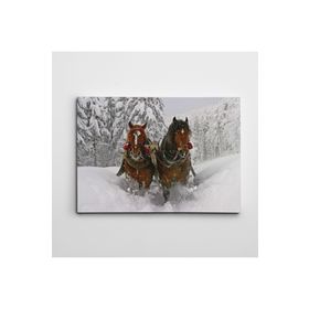 Dekolata Atlar 50x70 cm Kanvas Tablo