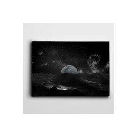 Dekolata Ay Gece 40x60 cm Kanvas Tablo