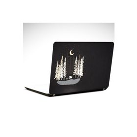 Dekolata Ay ve Ağaçlar 37x26 cm Laptop Sticker